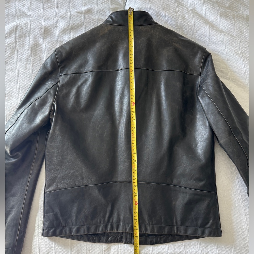 Banana Republic Black Moto Leather Jacket - Picture 5 of 10